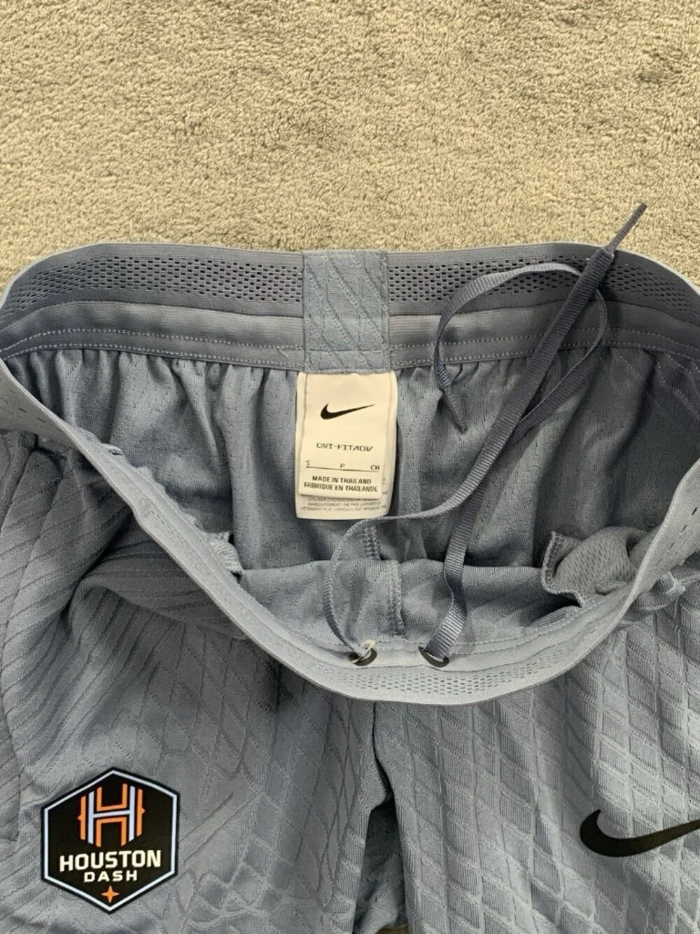 Nike Pants Mens Small Houston Dash Soccer Blue Joggers Training NWSL Workout Gym